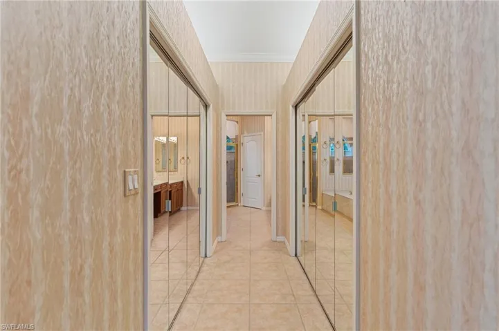 Oversized Double walk in Primary Closets.