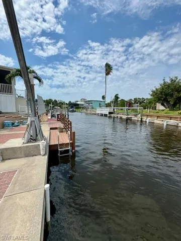 Canal view leading to Gulf of Mexico