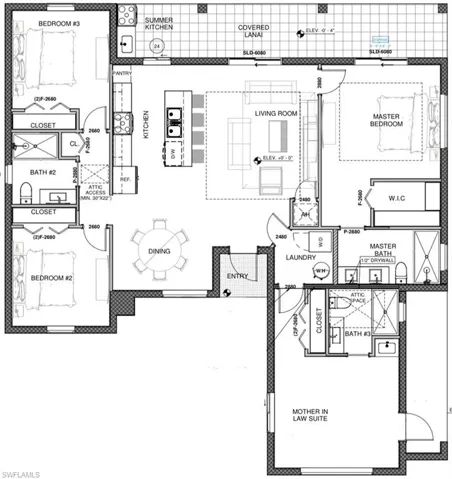 View of floor plan / room layout