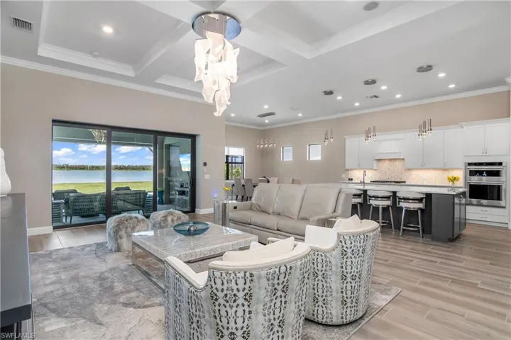 Open floor plan is perfect for entertaining guests. Note the AMAZING view from every room in the home.