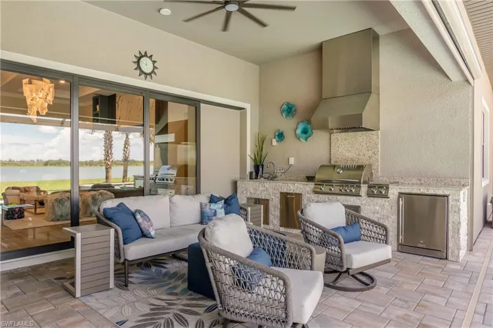 Sliding doors pocket for seamless indoor/outdoor living.