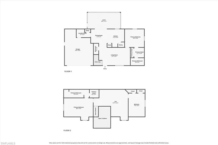Floor Plan of Both Floors