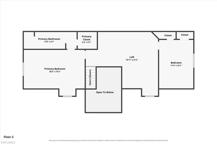 Upper Level Floor Plan