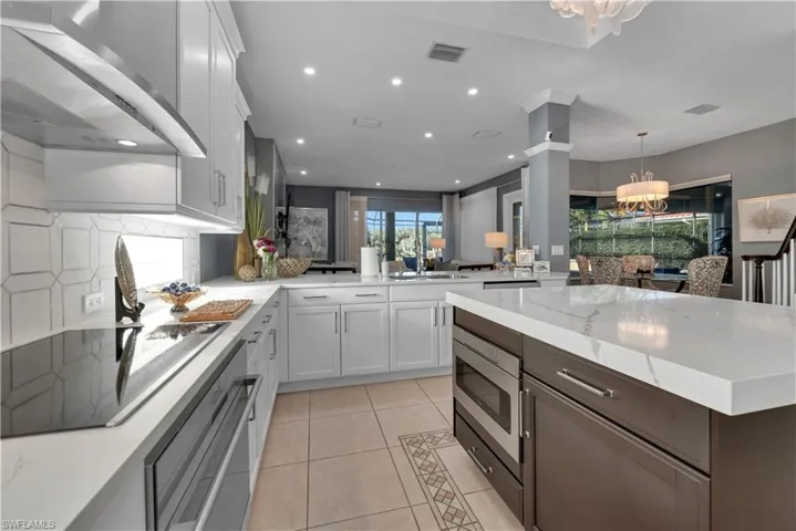 Kitchen to family room