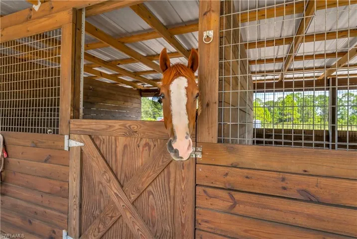 View of stable