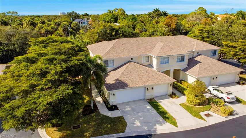 View from above of property