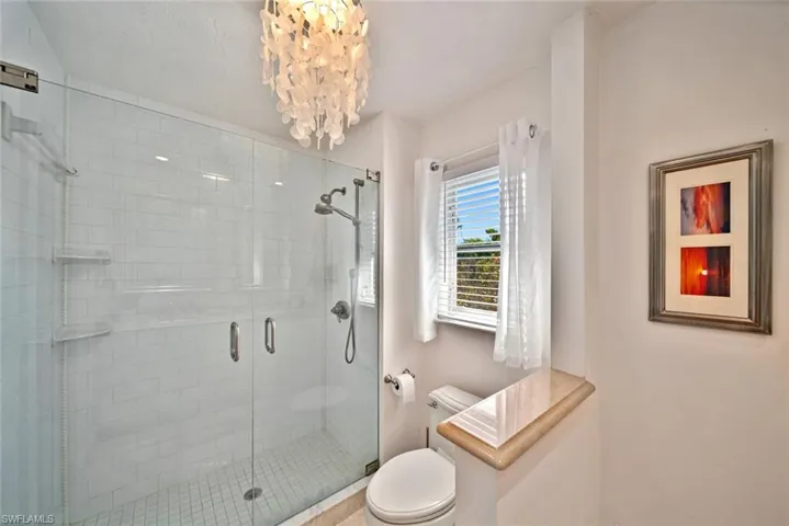Primary Bath with custom glass shower