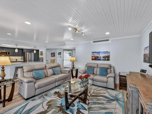 Living to Kitchen, Front Entry and Patio