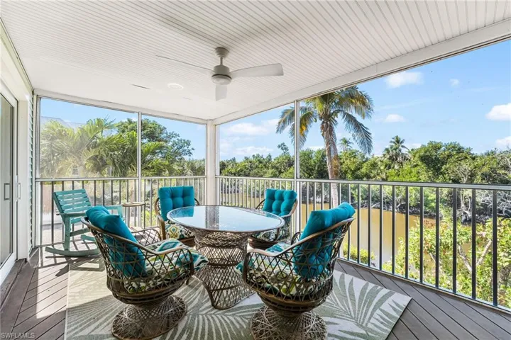 Large Screened in Patio with Lake Views