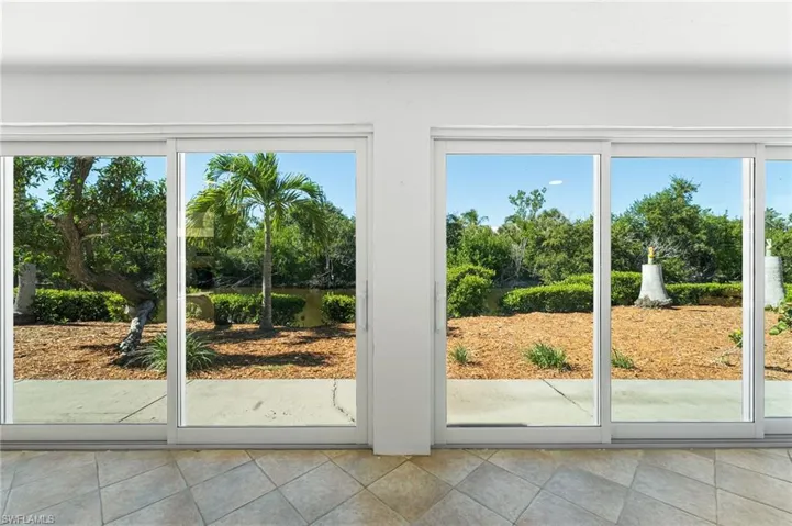Temperature Controlled Outdoor Area with Large Slider Doors