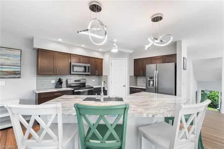 Kitchen with Quartz Countertops