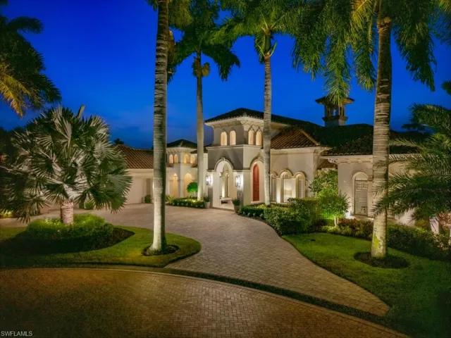 The property at dusk