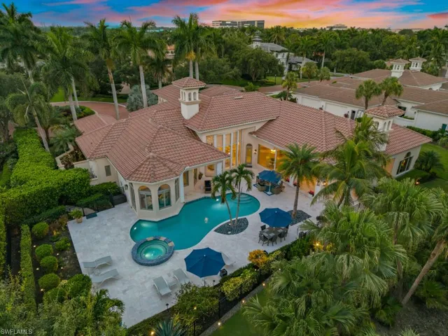 Private oasis as the sun goes down