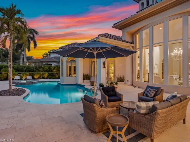 Perfect location at sunset