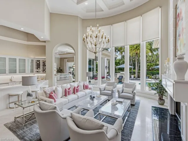 Living room and bar