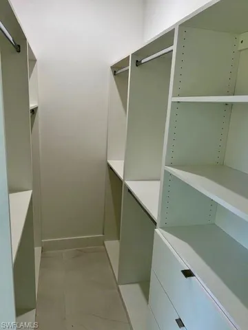 View of spacious closet