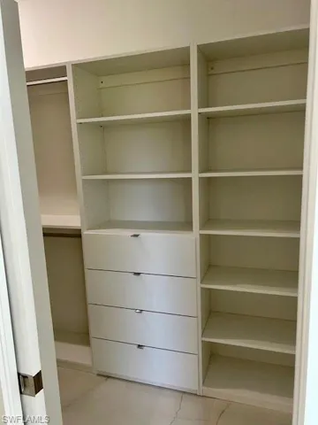 View of closet