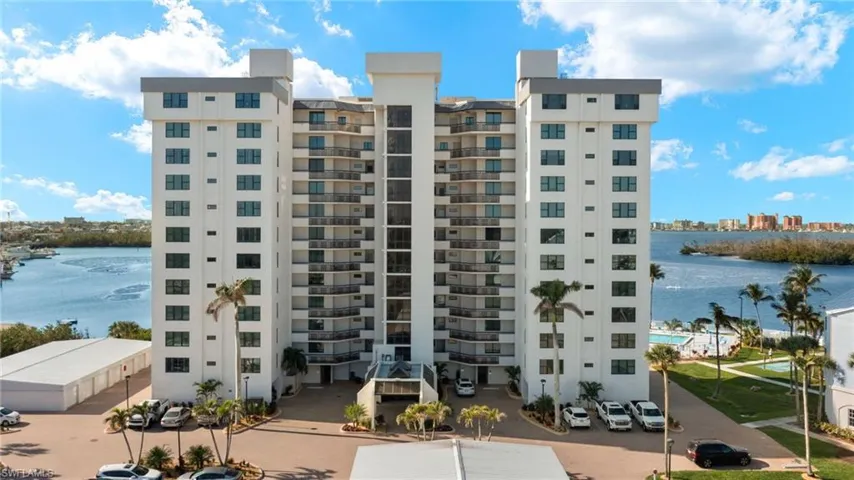 View of property featuring a water view