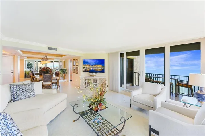 Living Room with Smart TV