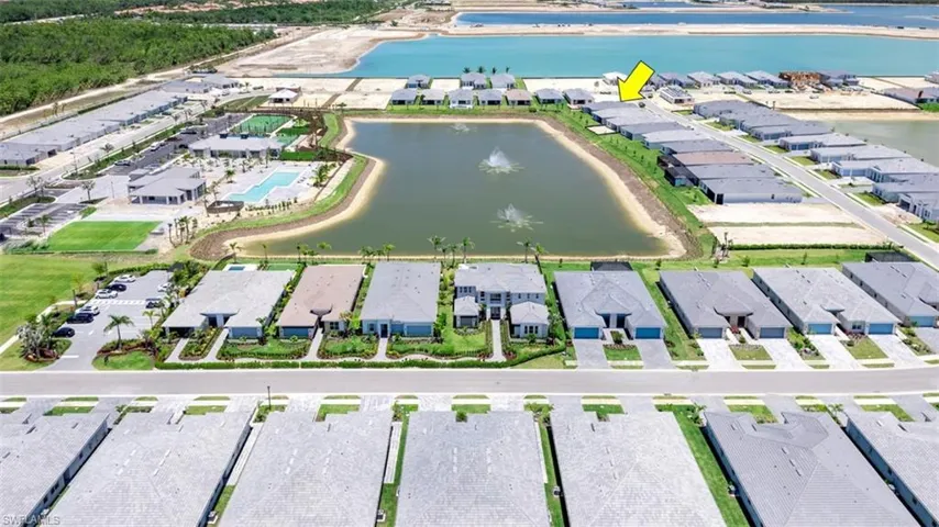 Aerial view of home