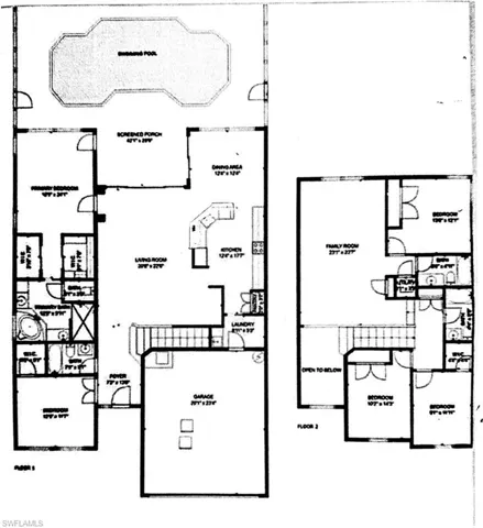 View of floor plan / room layout