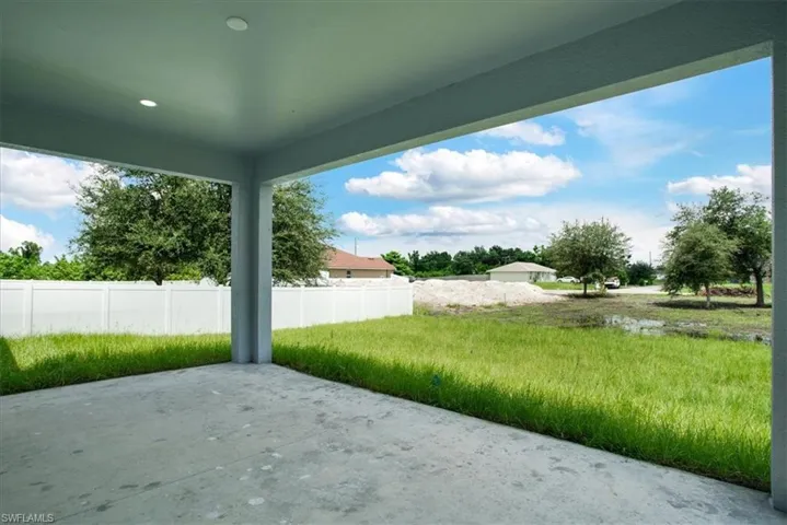 View of patio