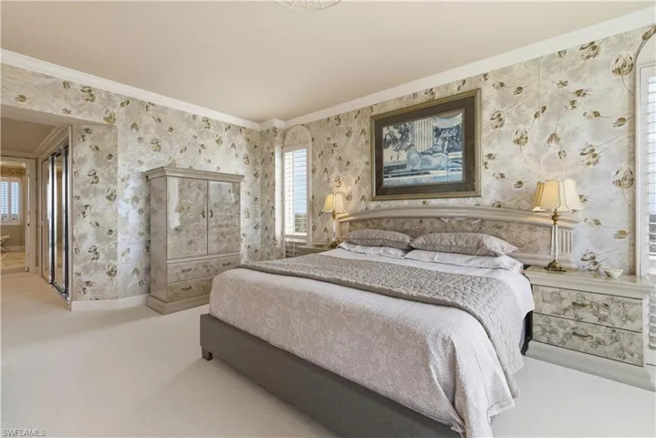 Living room with light tile patterned floors