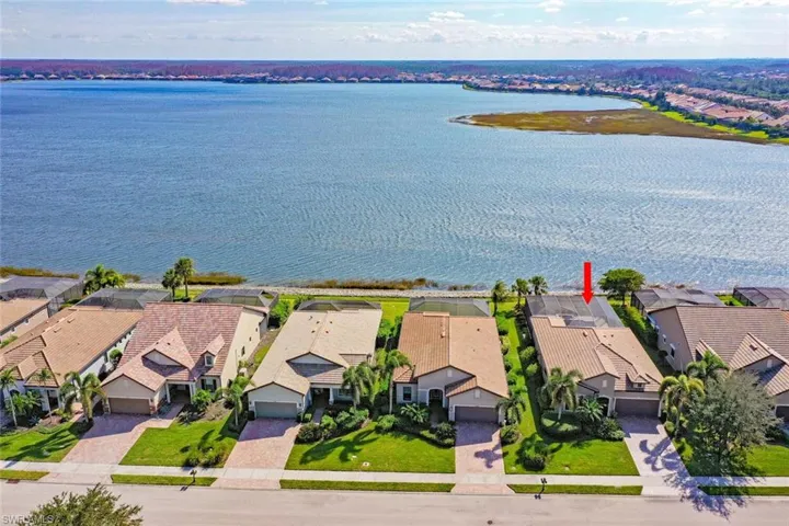 Aerial of House & Lake