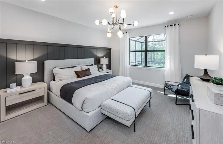 Spacious master suite