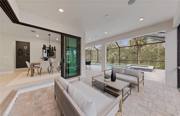 Zero corner sliders onto covered lanai - Western facing lanai
