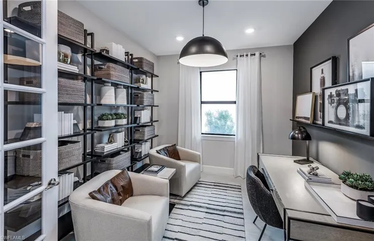 Enclosed flex room/den