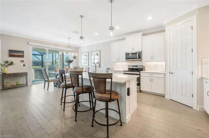 Kitchen with SS appliances