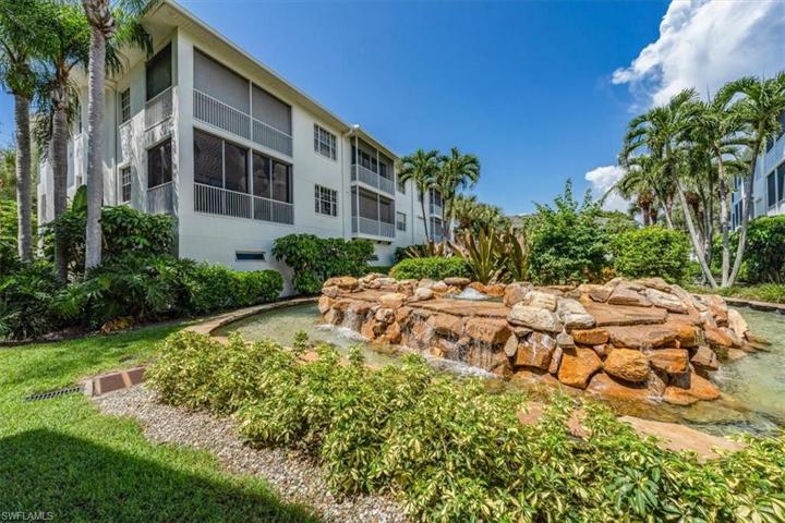 cascading water view from your lanai