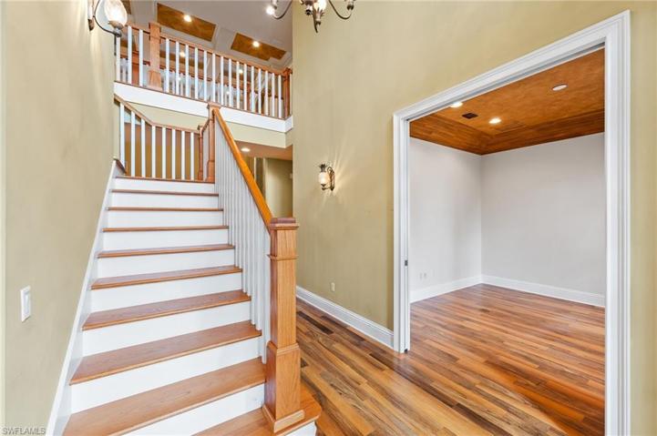 View of office with pocket double doors for privacy
