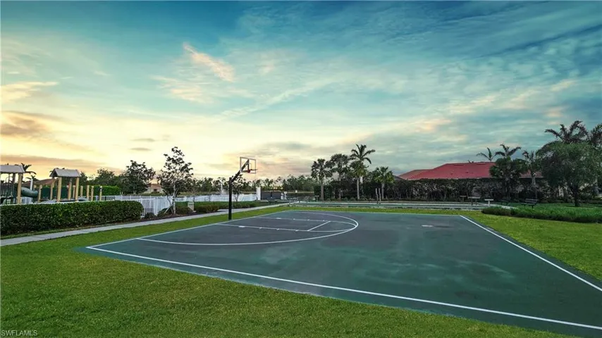 View of basketball court