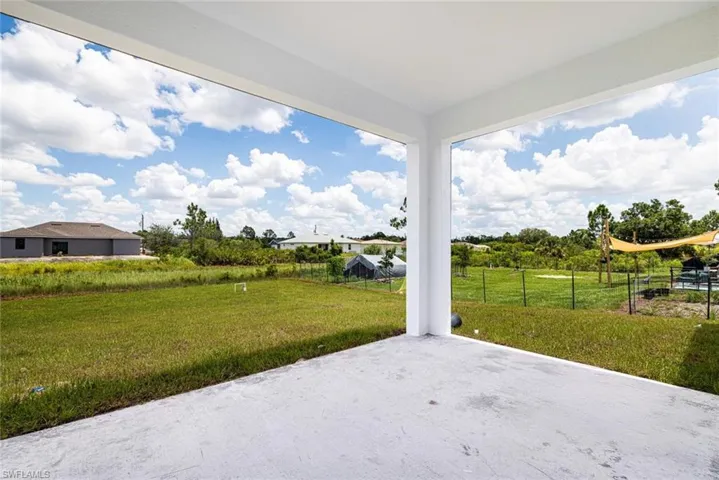 View of patio
