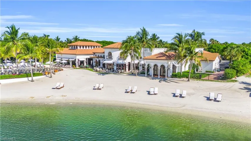 beach area at Miromar LAkes