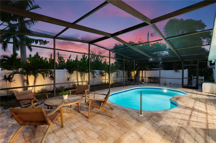 Large backyard and pool deck