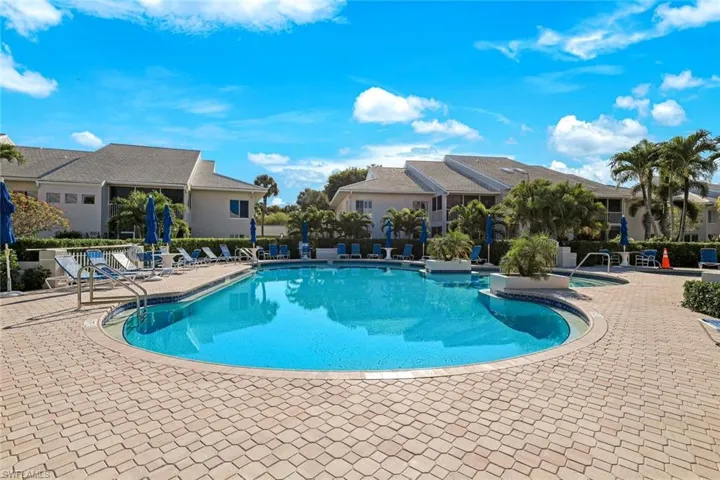 The Largest Community pool in Pelican Bay