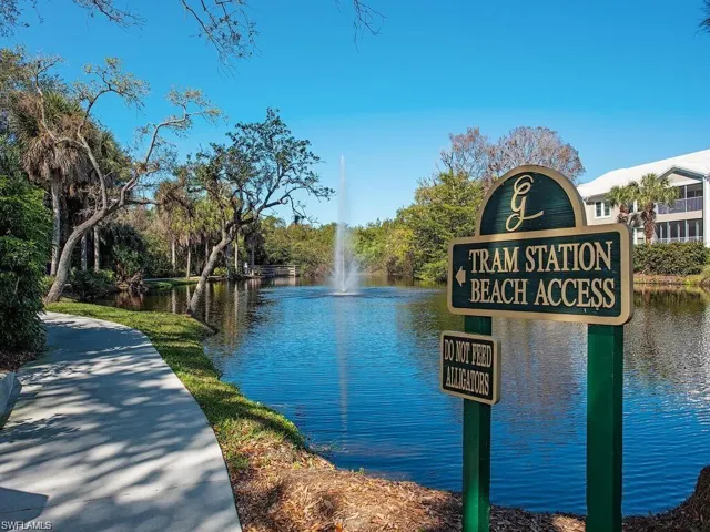 Tram access to beach only steps from property