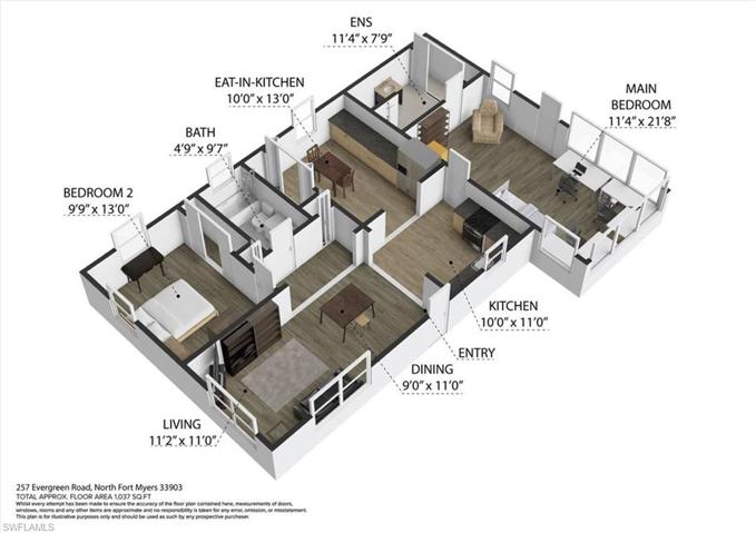 257 & 259  Evergreen  RD, North Fort Myers, FL 33903