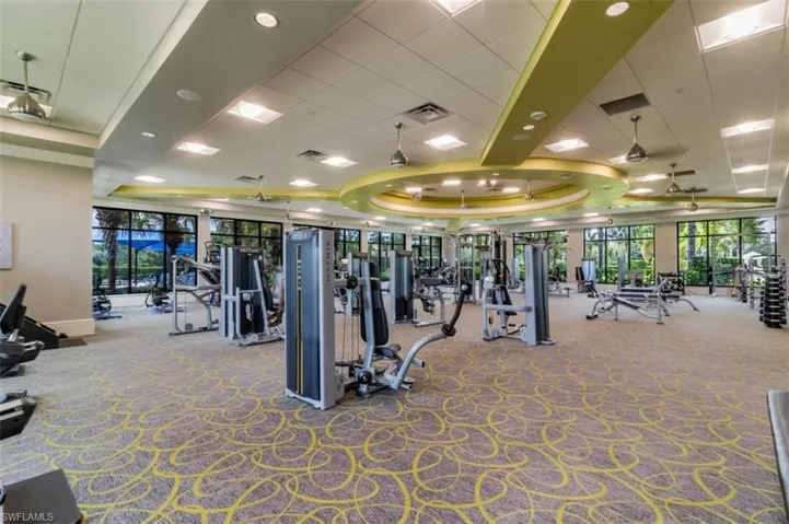 View of workout area