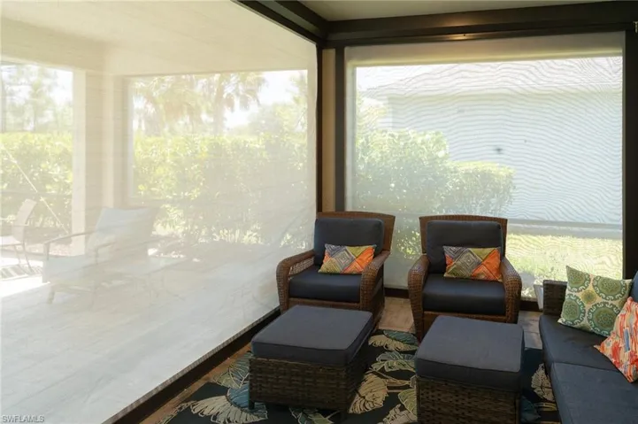Upgraded hurricane Motorized Screens installed on lanai