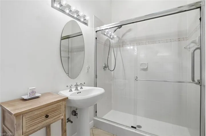 Guest and second bedroom bath with full shower