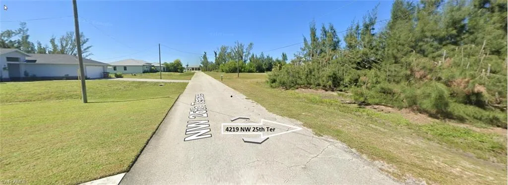 View looking down street