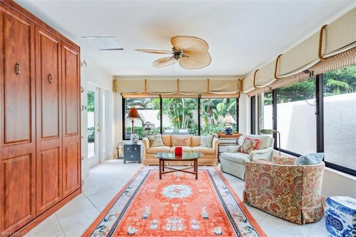 With Murphy bed