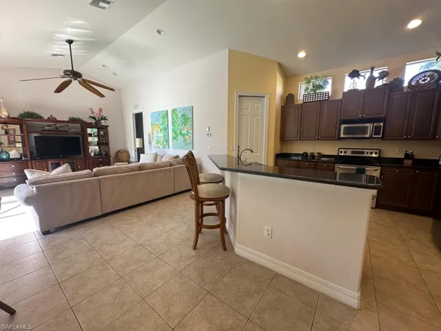 Kitchen and Family room