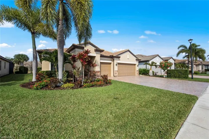 Beautifully landscaped yard