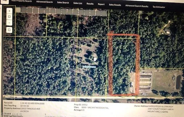 Map l13313 Tangelo Ave.