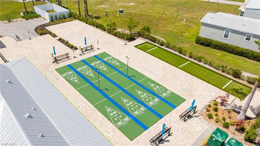 Bird's eye view of a recreational park